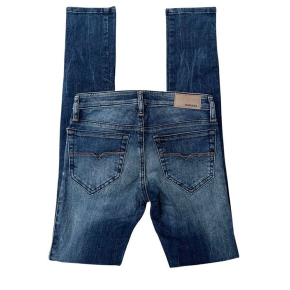 Diesel Womens Skinzee Low Super Slim Skinny Low Waist jeans Size W26 L32 $198 - Picture 2 of 13